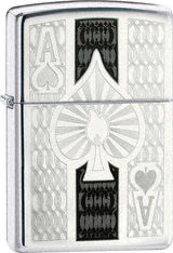 Zippo 24196 Ace Lighter – High Polish Chrome Finish by Zippo