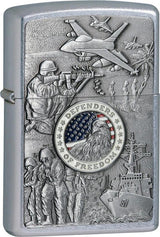 Zippo Joined Forces Emblem Windproof Lighter by Zippo