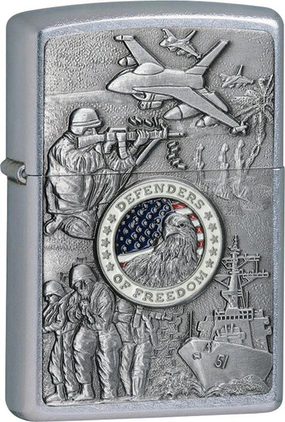 Zippo Joined Forces Emblem Windproof Lighter by Zippo