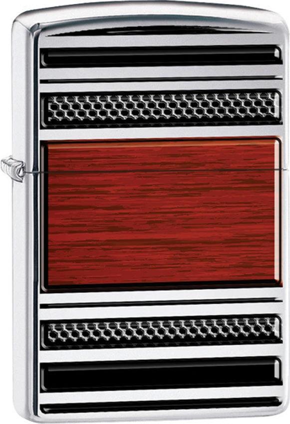 Pipe Wood Design Zippo Pipe Lighter – High Polish Chrome by Zippo