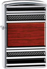 Pipe Wood Design Zippo Pipe Lighter – High Polish Chrome by Zippo