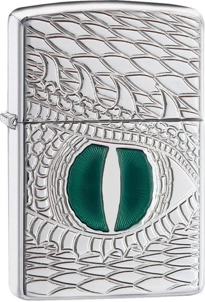 Dragon Eye Zippo Lighter – Armor® High Polish Chrome by Zippo