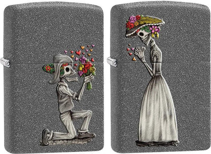 Zippo Day of the Dead Skulls Lighter Set – Iron Stone™ by Zippo