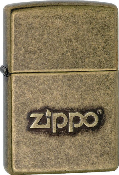 Zippo Antique Stamp Lighter – Antique Brass Finish by Zippo