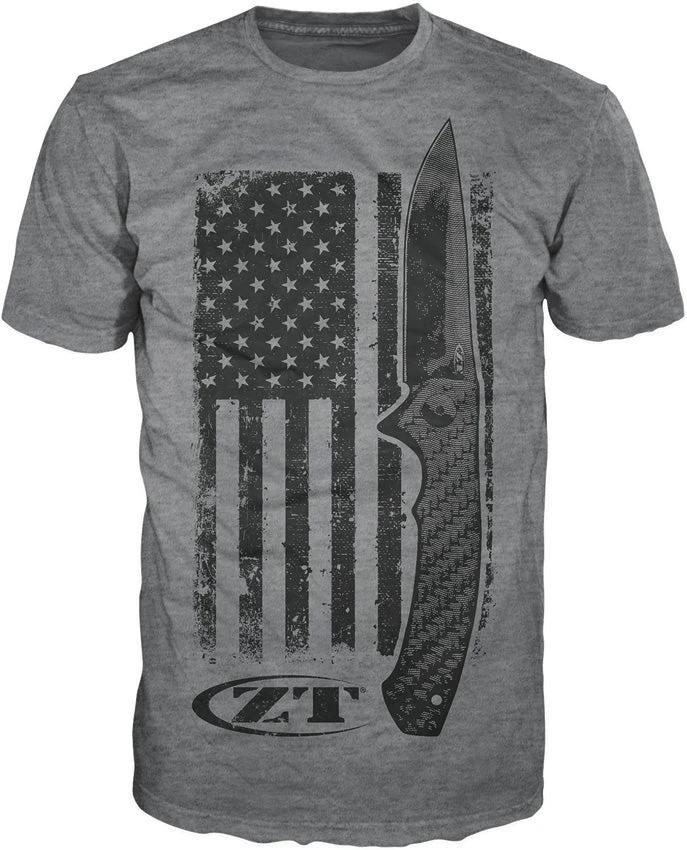 Zero Tolerance American Flag T-Shirt Large SHIRTZT201L by Zero Tolerance