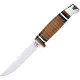 Case Leather Mini FINN Hunter Knife with Leather Sheath by Case Cutlery