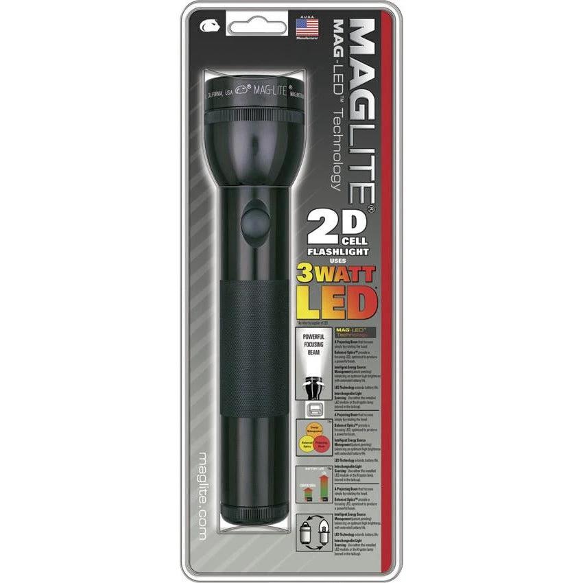 Mag-Lite 2D Cell Flashlight Black by Mag-Lite