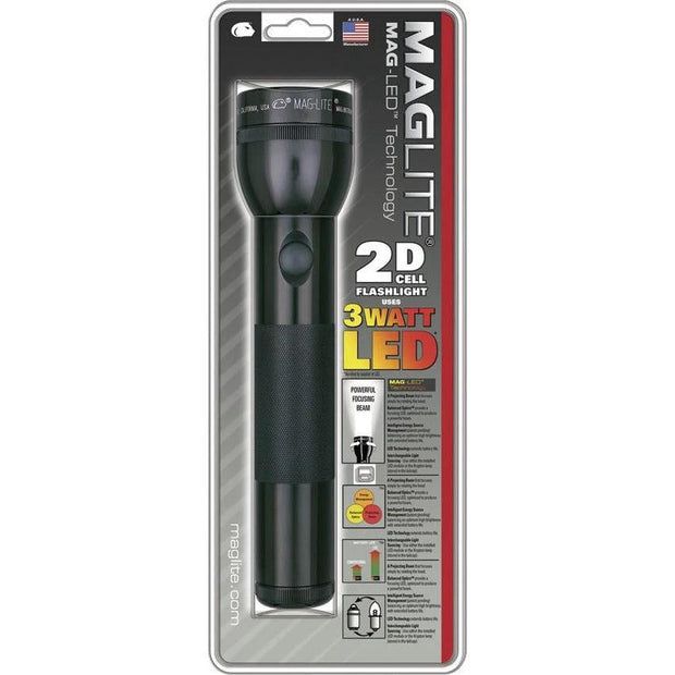 Mag-Lite 2D Cell Flashlight Black by Mag-Lite